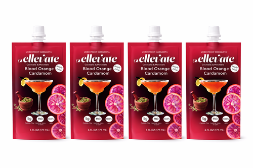 Ellevate Blood Orange Cardamom zero-proof margarita multipack